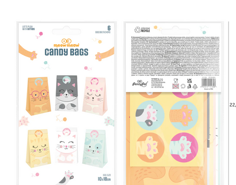 skanėstų maišeliai gimtadienio dekoracijos