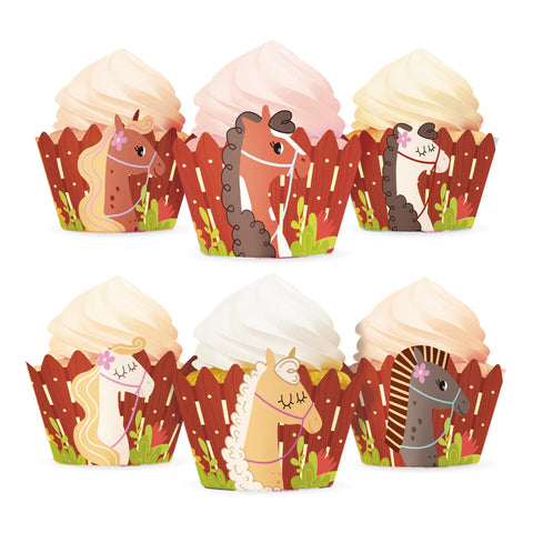 keksiuku papuosimai dekoracijos arkliukai ūkio tema