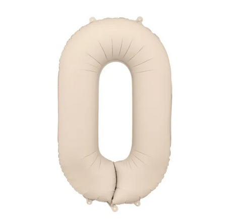 pasteliniai skaiciai balionai kreminis rudas helio balionas skaicius  0 1 2 3 4 5 6 7 8 9