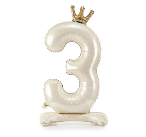 folinis skaicius pastatomi balionai kremines spalvos gimtadieniui dekoracijos balionas