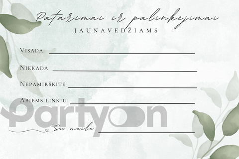 Apsveikuma kartiņas jaunlaulātajiem