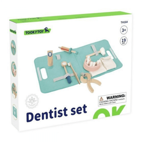 vaikų žaislai dantisto rinkinys odontologo žaislai